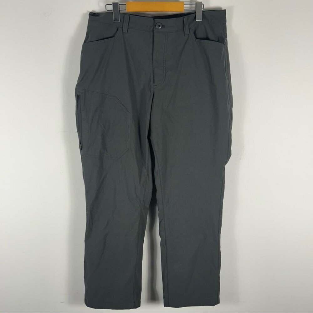 💕 Eddie Bauer fleece lined Men's Gray winter Pants 36x32